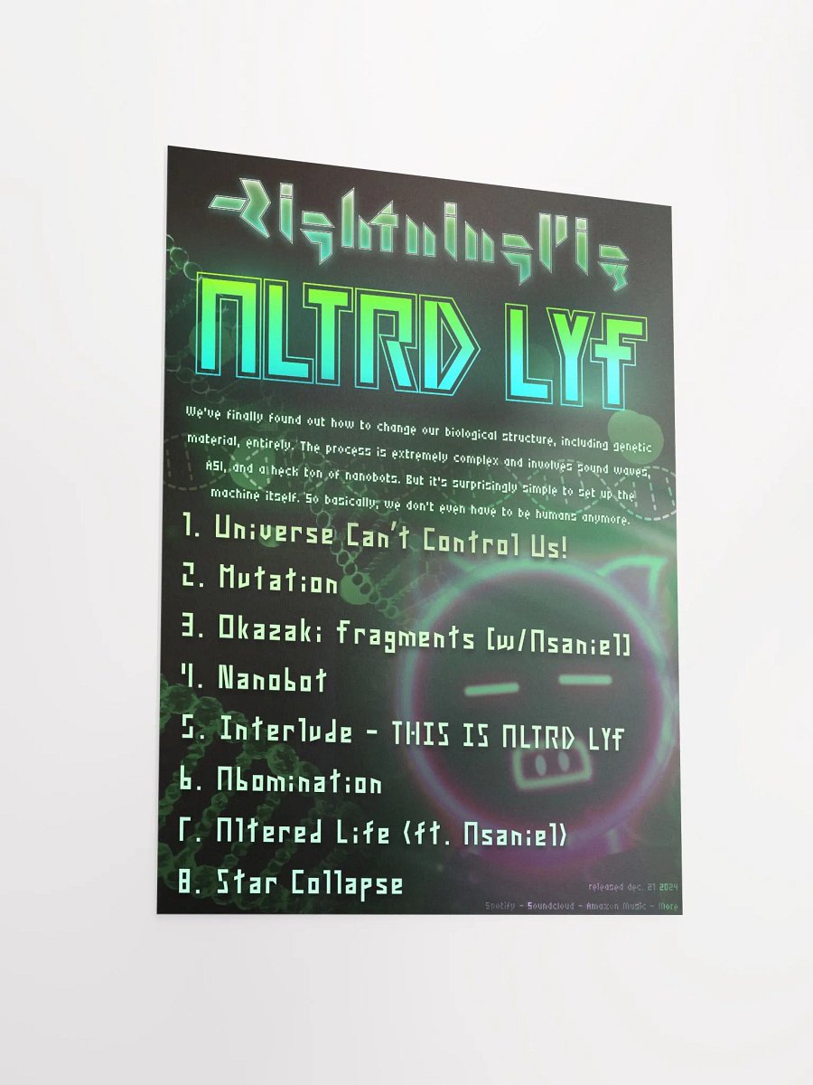 ALTRD LYF Album Poster product image (6)