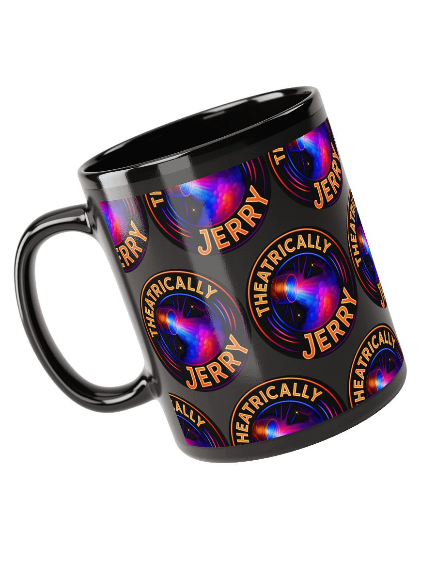Limited Edition Theatrically Jerry Obsidian Black Coffee Mug product image (5)