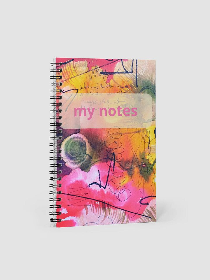 abstract art on note book, original design abstract watercolour product image (1)
