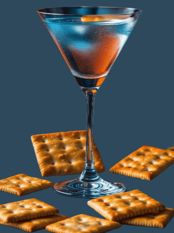 Martini and Cheese Crackers Print product image (3)