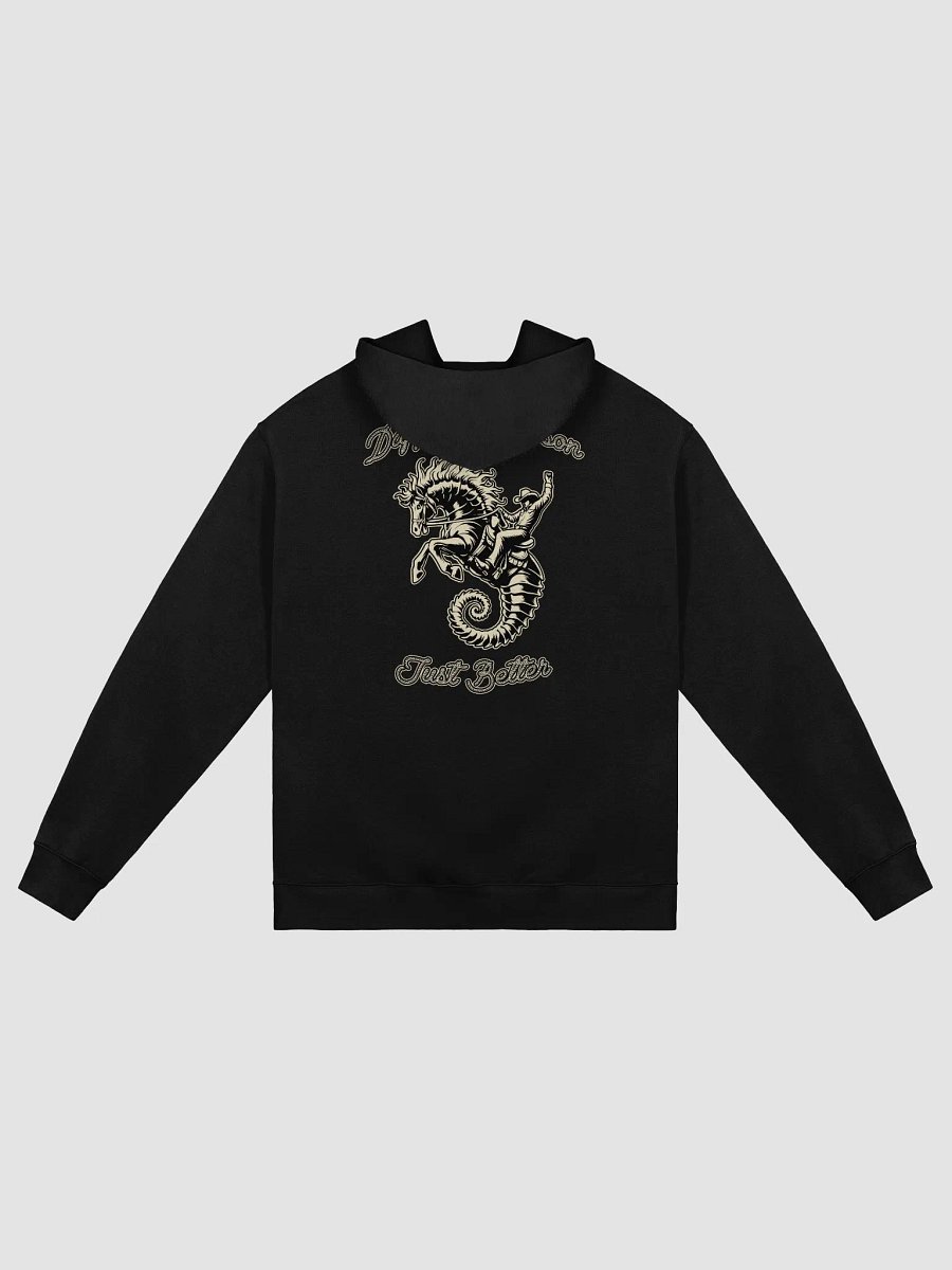 CUHBOY & SEAHORSE HOODIE (BLACK) product image (2)