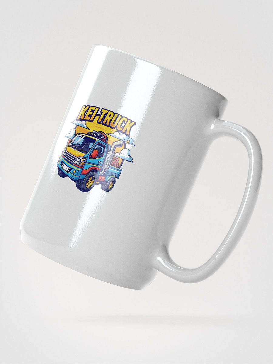 Sunset Kei Truck White Glossy Mug product image (2)