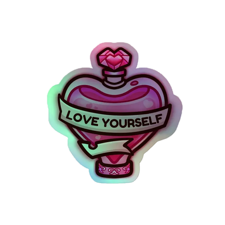 Love Yourself Potion Holographic Sticker Set product image (2)