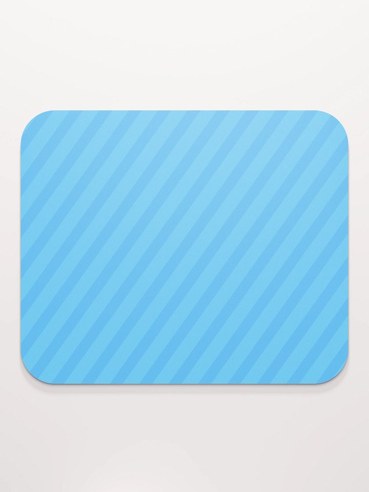 Retro Blue Stripes Mouse Pad product image (2)