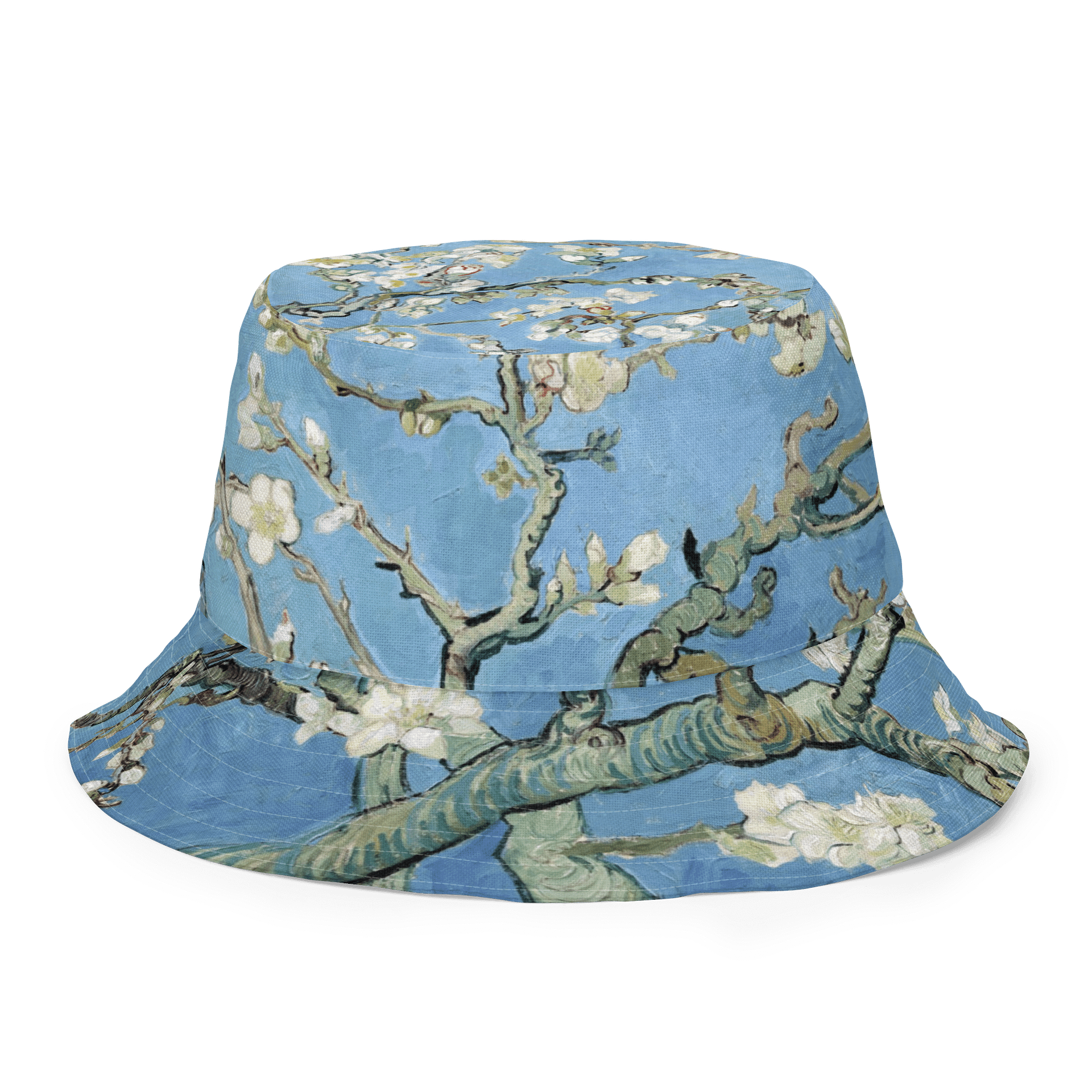 Almond Blossom (Van Gogh) Reversible Bucket Hat product image (7)