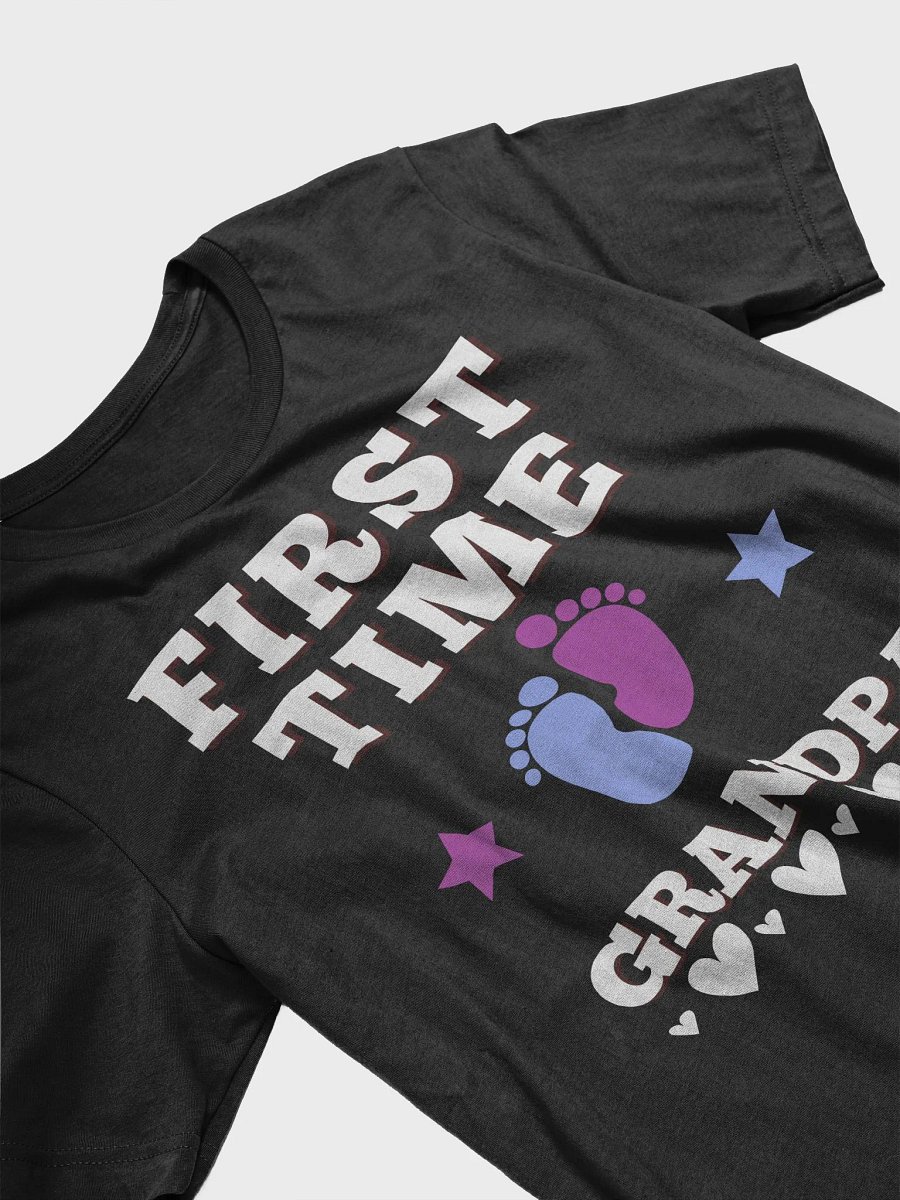 First Time Grandpa Shirt, Fathers Day T-Shirt, Promoted To Grandpa Gift product image (3)