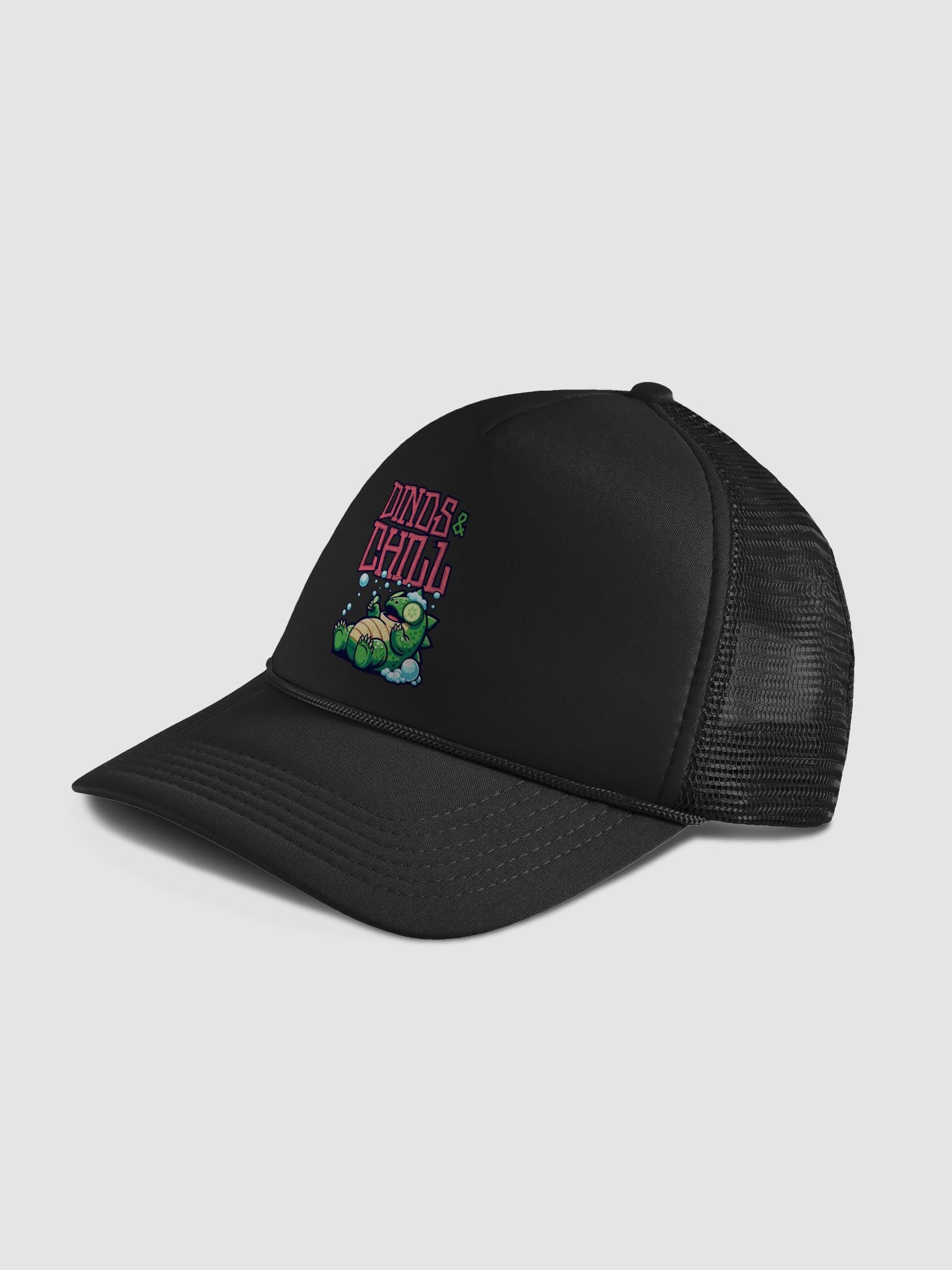 Dinos & Chill Foam Trucker Hat product image (7)