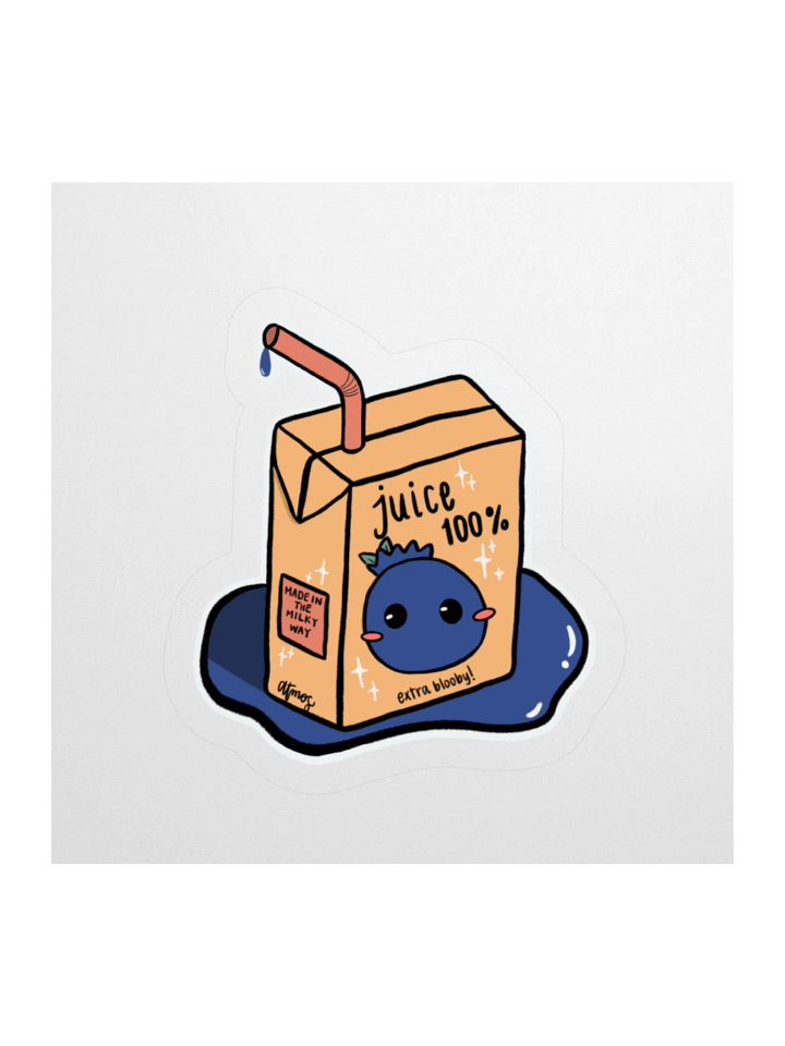 Bloob Juice Box Kiss Cut Stickers product image (1)