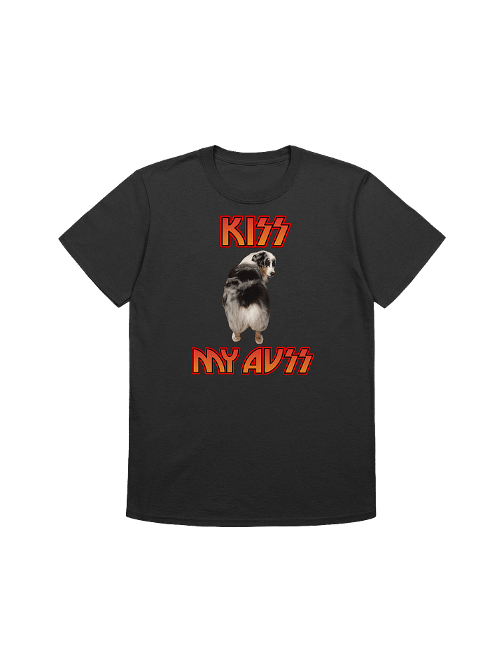 Funny Australian Shepherd Kiss My Auss Classic Hard Rock T-Shirt product image (1)