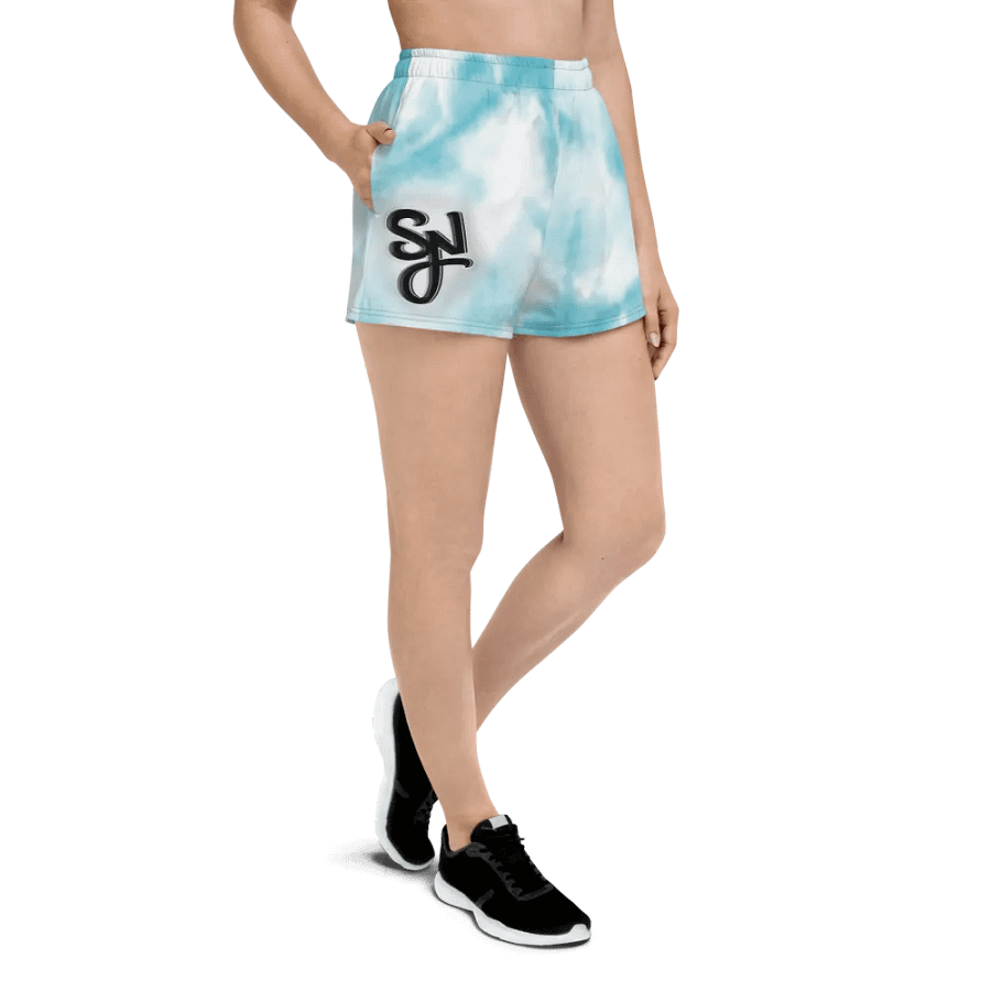 Syn Blue Tie Dye Shorts product image (1)