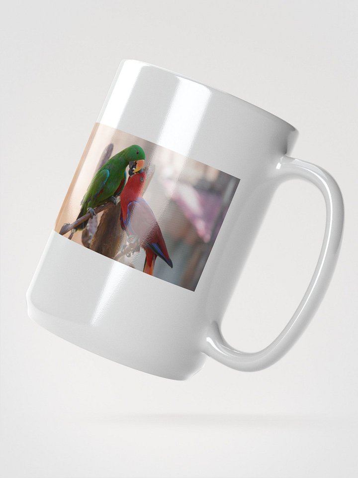 Feathered Friends White Glossy Mug product image (2)