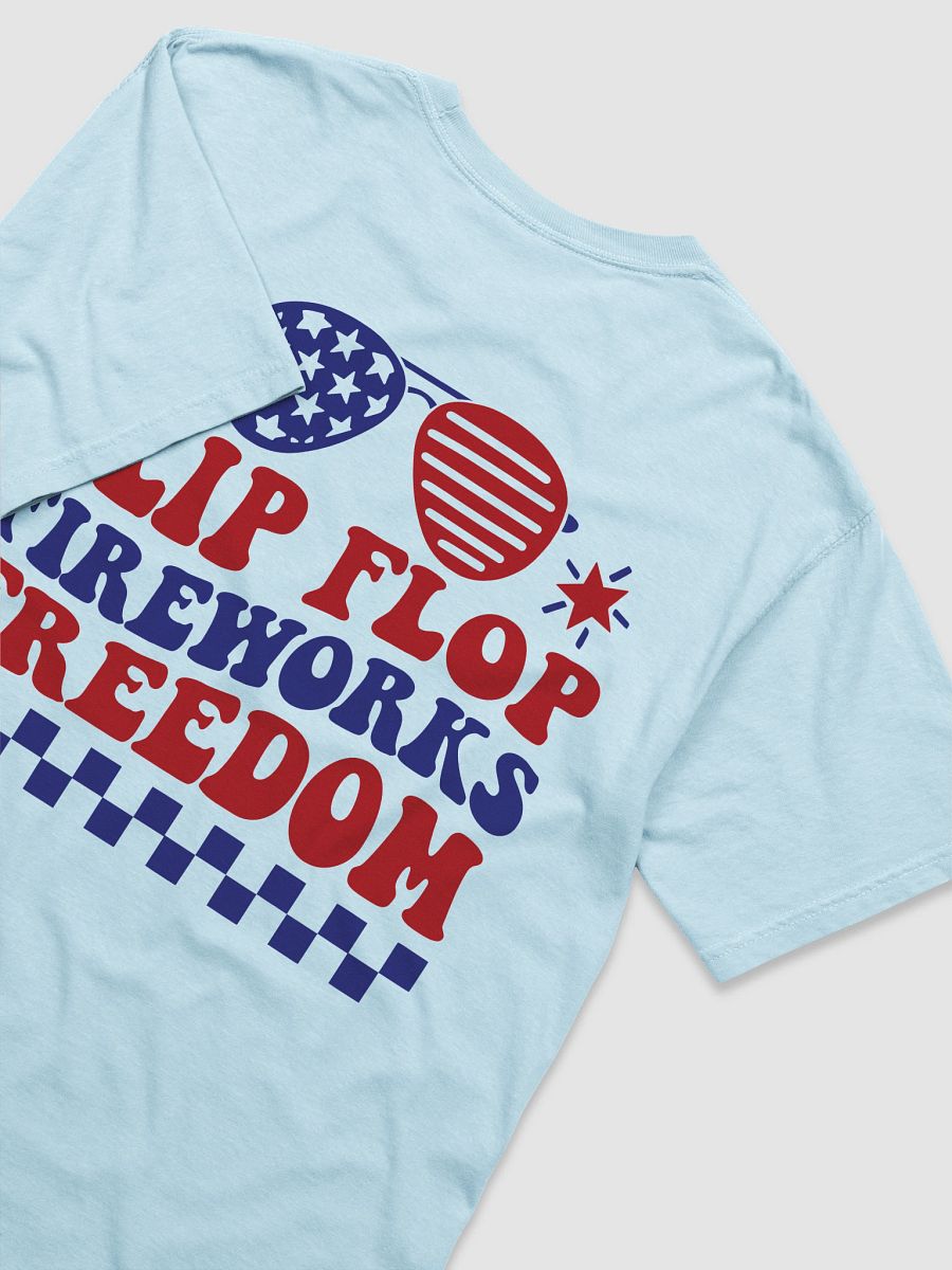 Patriotic Smiley Face Fourth of July T-Shirt product image (76)