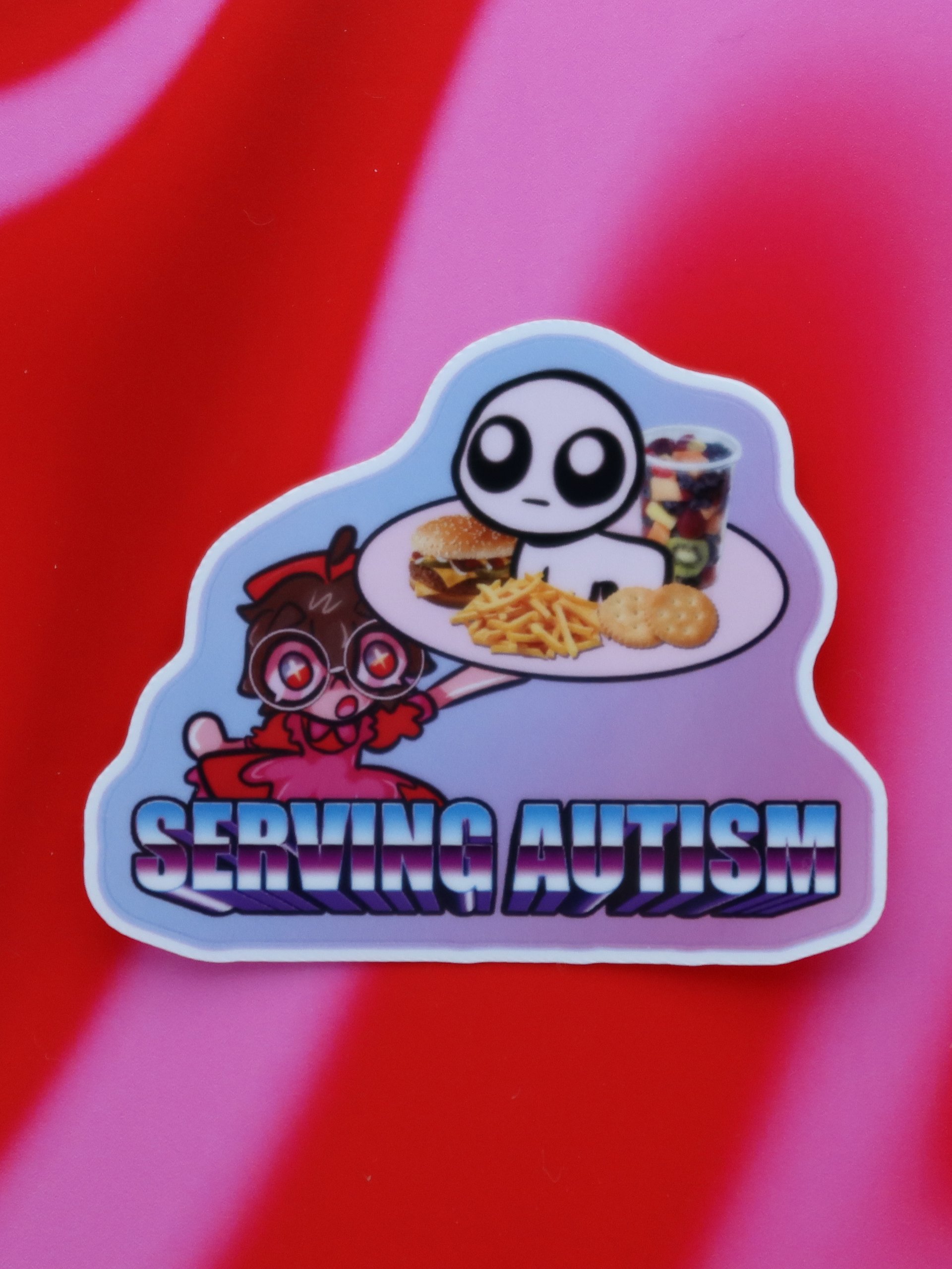 Serving Autism Sticker product image (1)