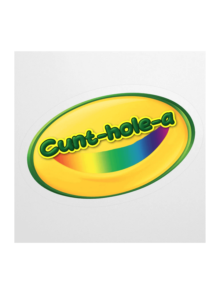 CUNT-HOLE-A STICKER (STICKER) product image (1)