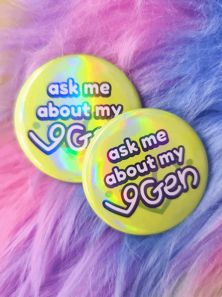 Ask Me About My VGen | Button product image (1)