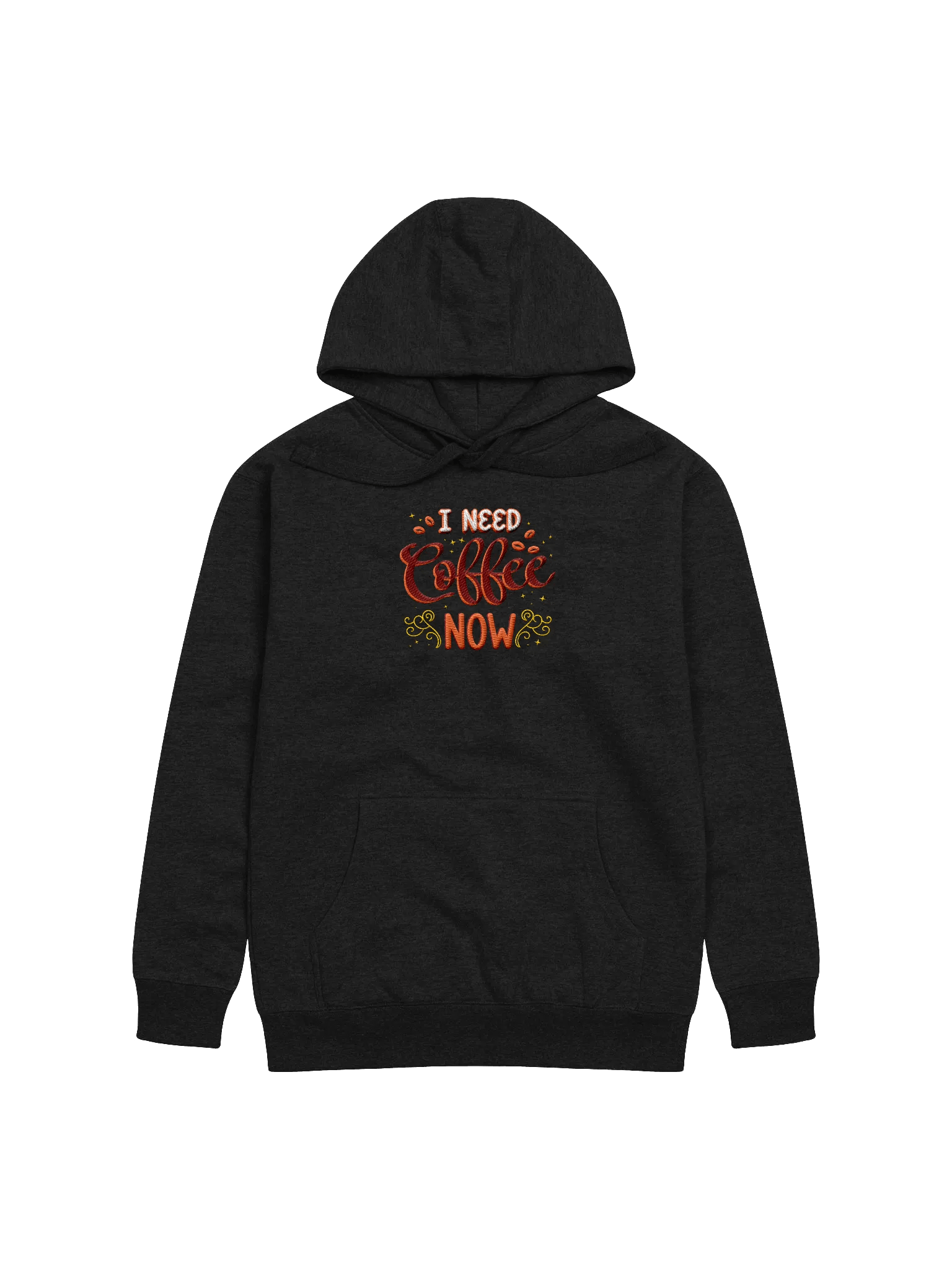 Starry Coffee Craving Embroidered Unisex Premium Hoodie product image (1)