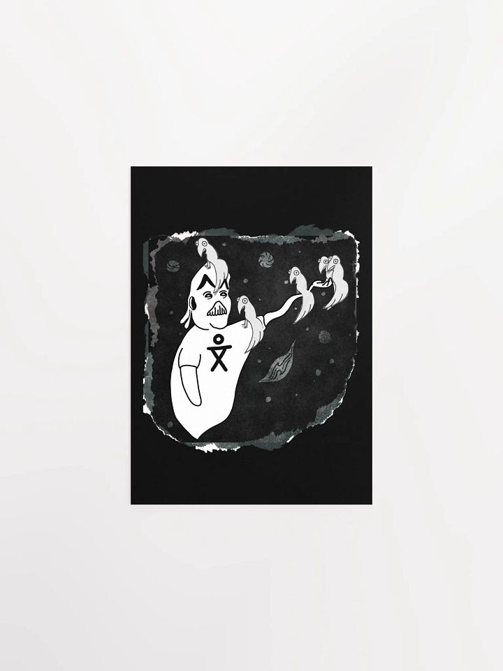 Space Birb (Black Print) product image (1)