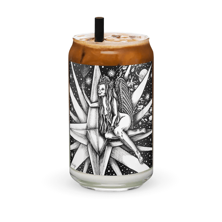 Virgo Zodiac Can-Shaped Glass product image (2)