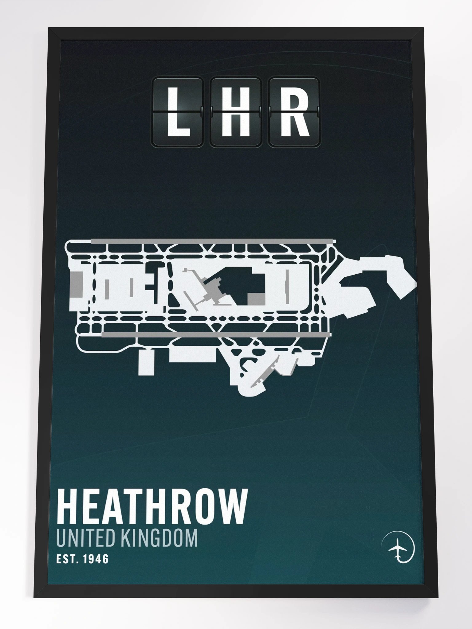 London LHR Poster (Framed) product image (1)