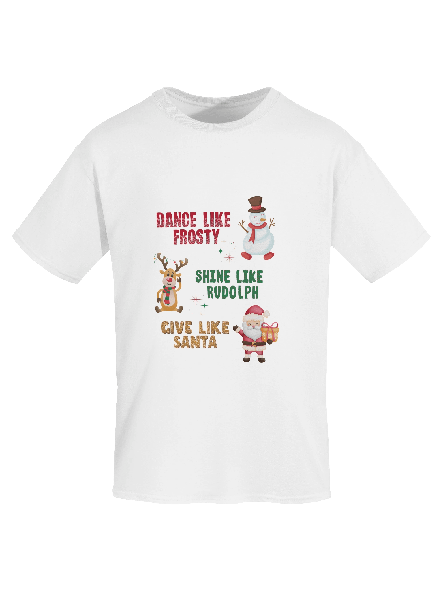 Frosty, Rudolph & Santa - UNISEX T-SHIRT product image (7)