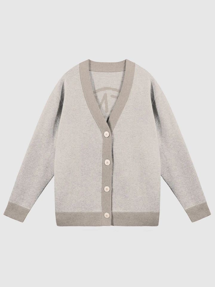 In My Head (lg. design, tan) knitwear cardigan product image (3)