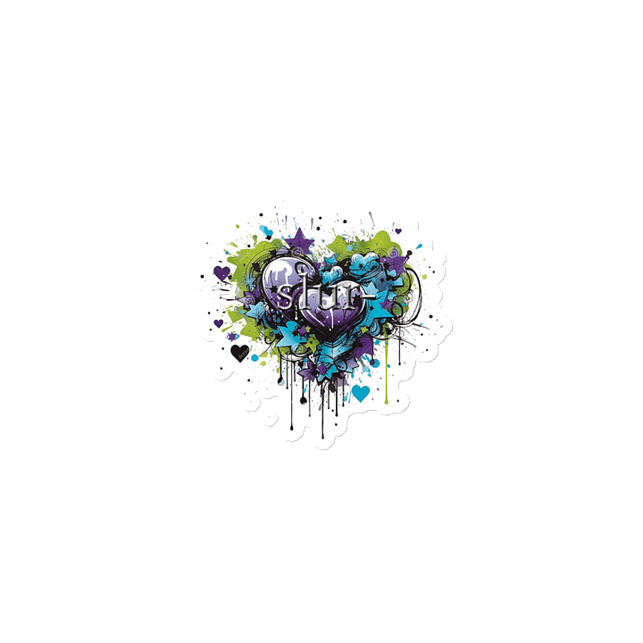 slur Heart Die-Cut Magnets product image (1)