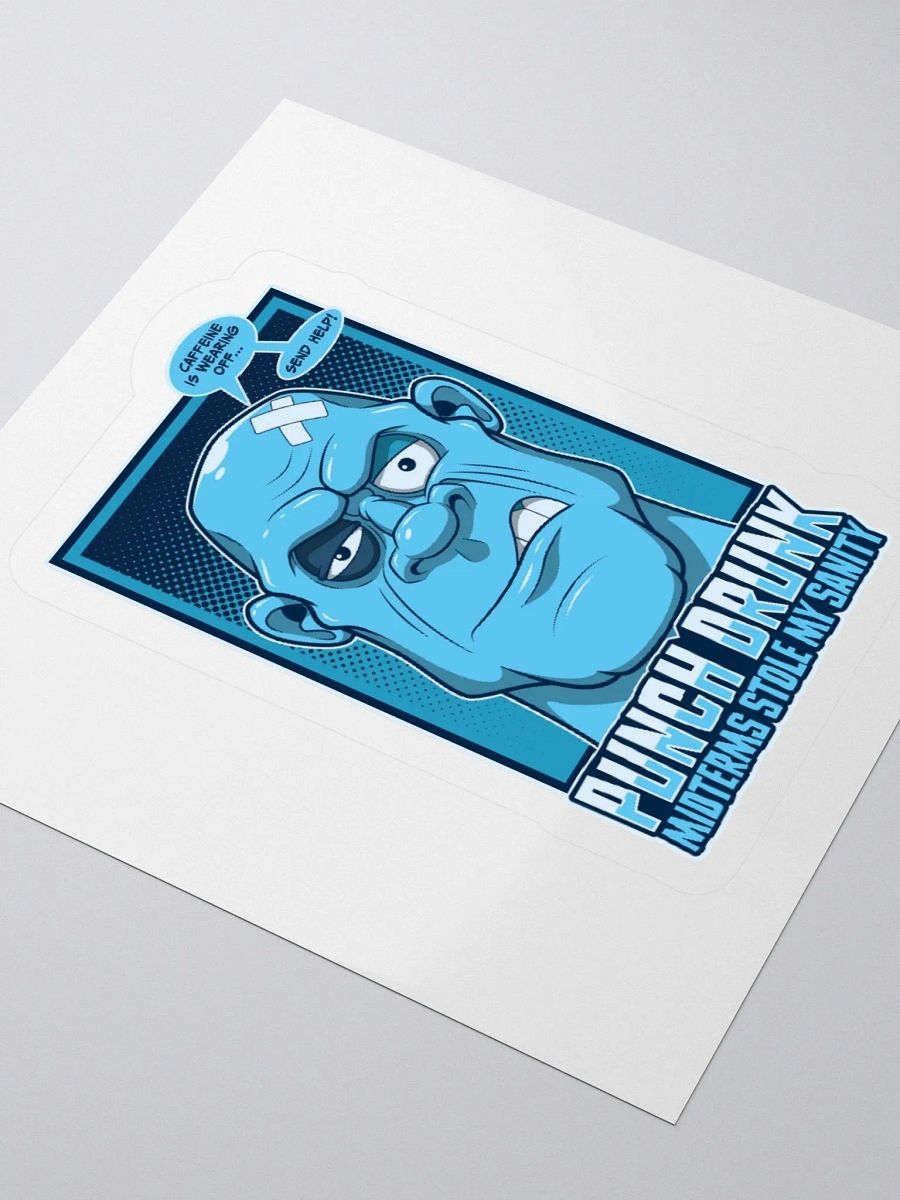 Funny College Sticker – Retro Midterms Cartoon Design product image (7)