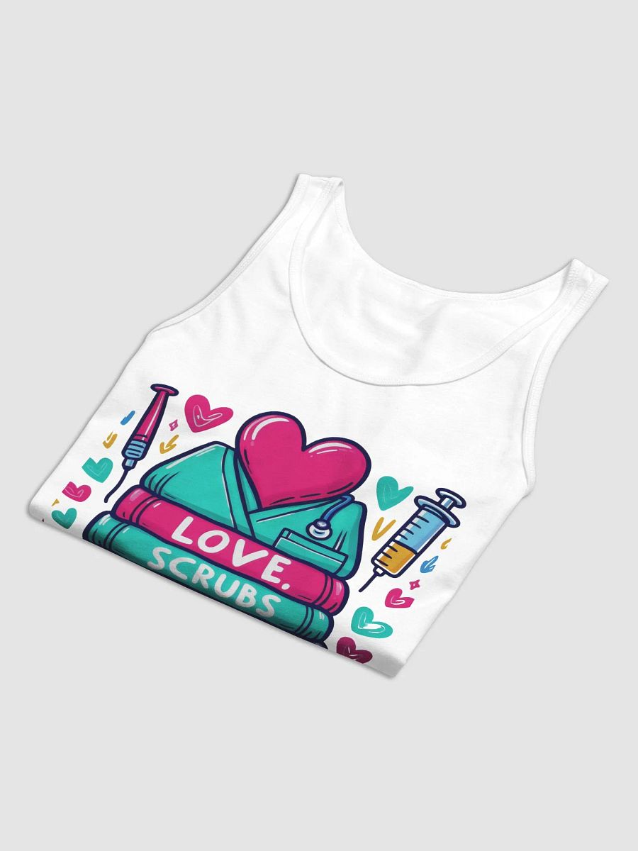 Love, Scrubs, and Medicine Illustrated Tank product image (23)