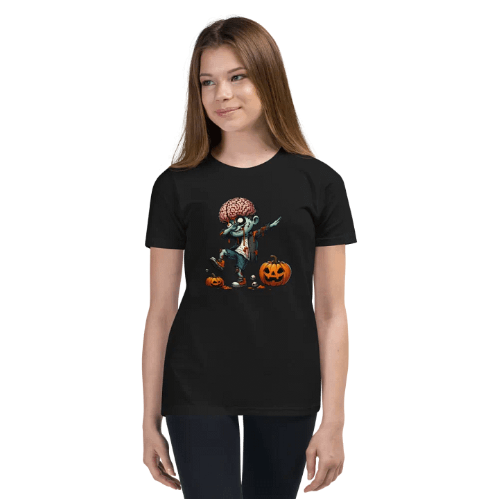 Halloween-Zombie-Boy-Dab-Dance T-Shirt | Fun & Trendy Halloween Tee for Kids product image (2)