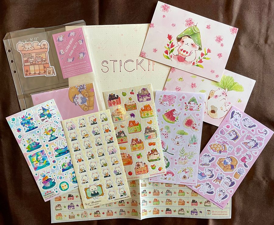 “Purr-fect” Sticker Pack product image (1)