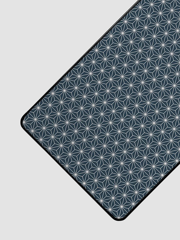 Desk Mat - Japanese Dark Blue Asanoha Pattern product image (2)