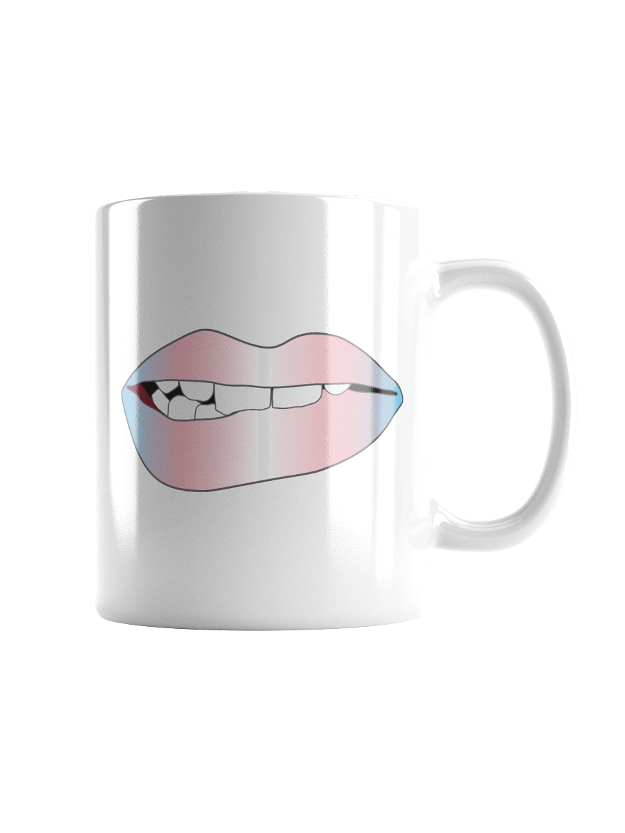 Trans Pride Gradient Biting Lips Mug product image (1)