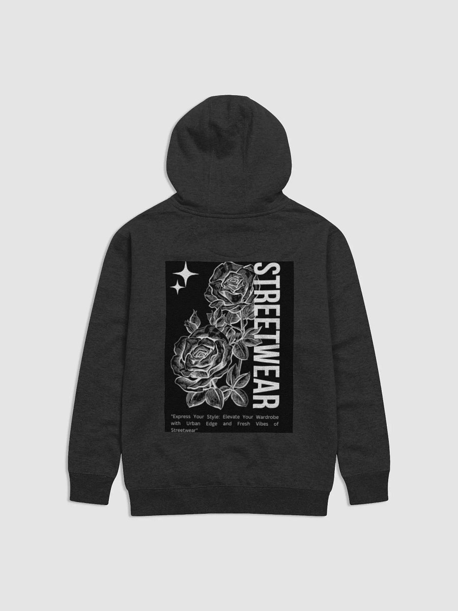 Monochrome Rose Streetwear Hoodie product image (8)