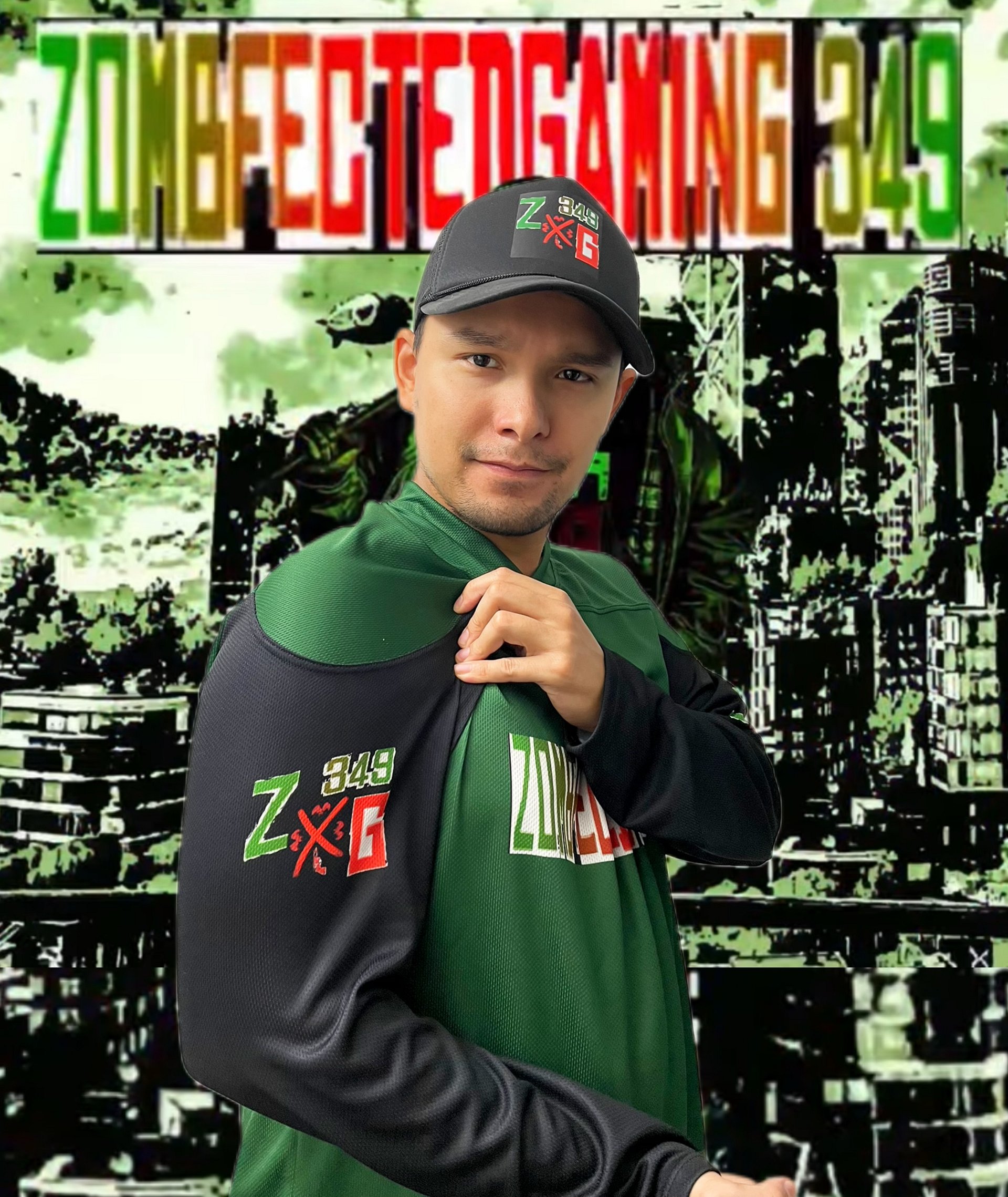 ZombfectedGaming 349 Long Sleeve Sports Jersey product image (4)