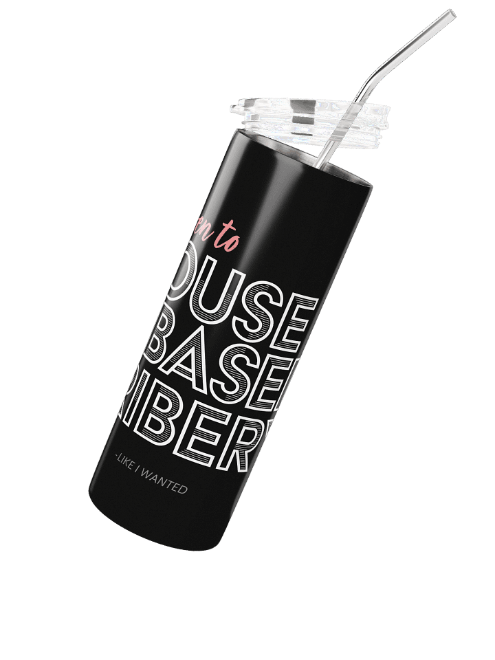 Mouse Based Bribery Stainless Steel Tumbler (Black) product image (2)