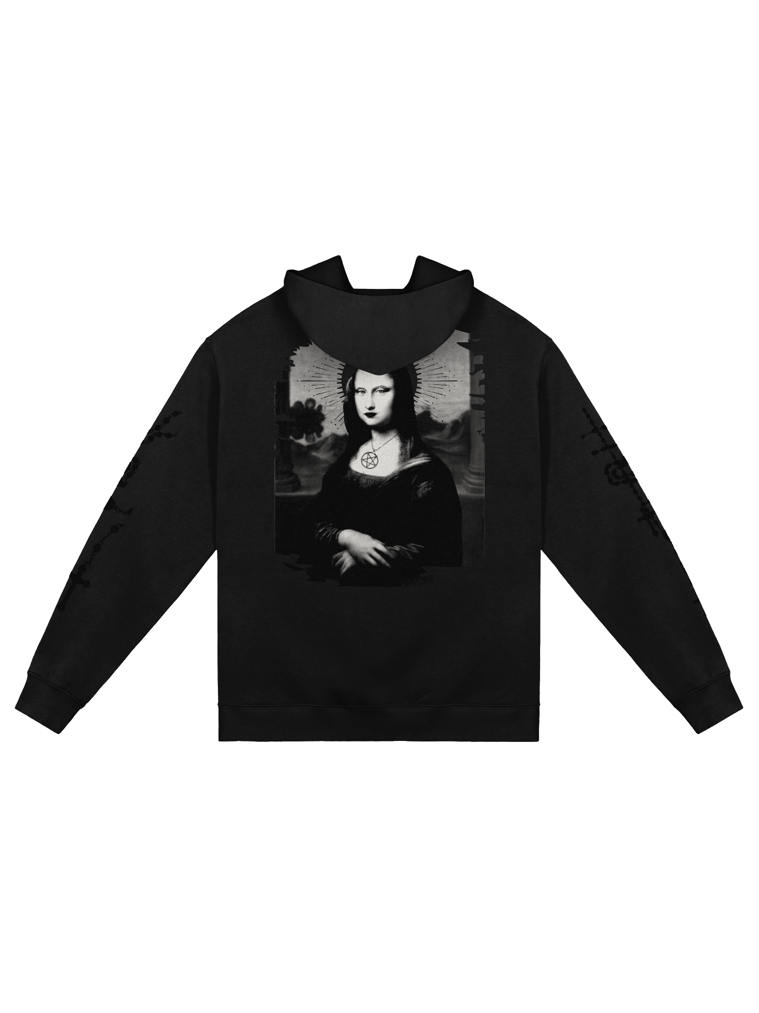 Occult Mona Lisa with Rosaries - Unisex Premium Hoodie product image (2)
