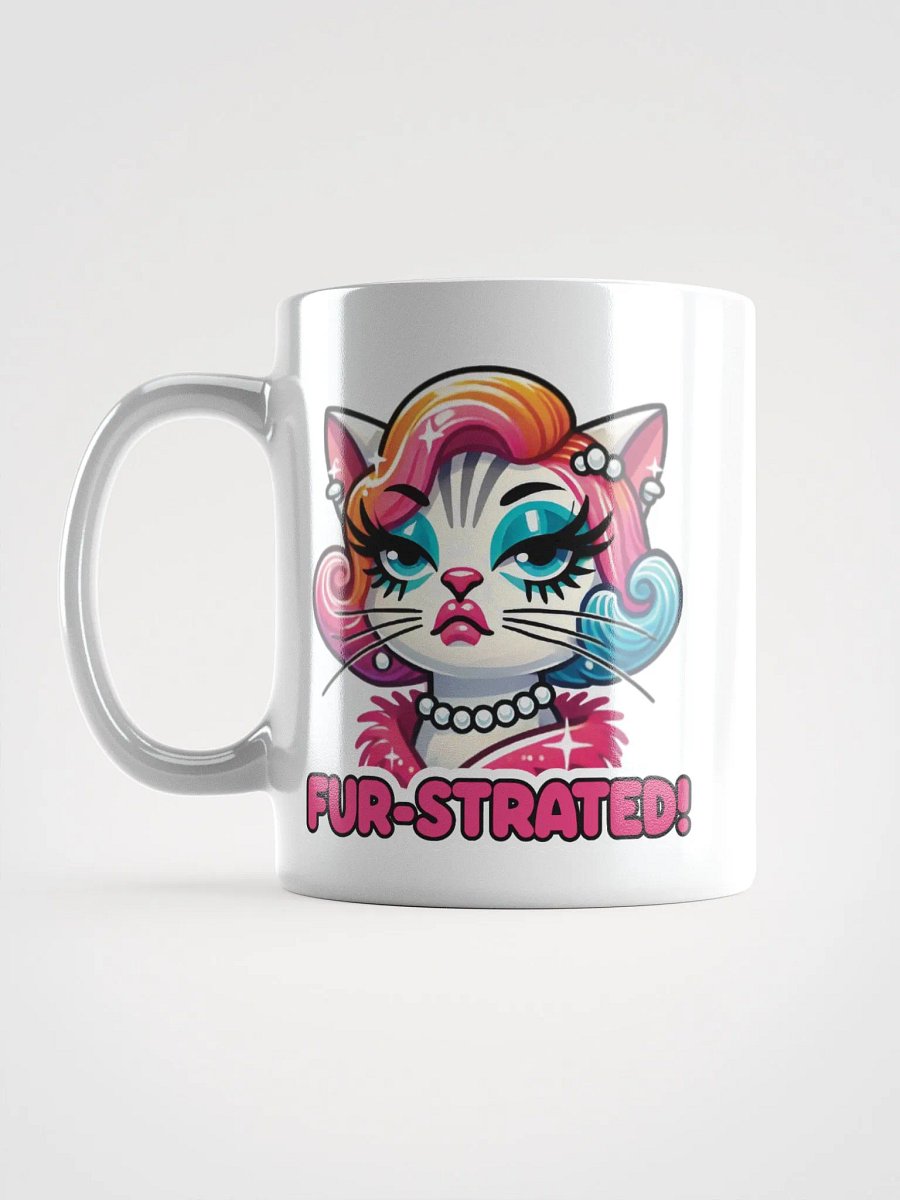 Fur-strated! White Glossy Mug product image (17)