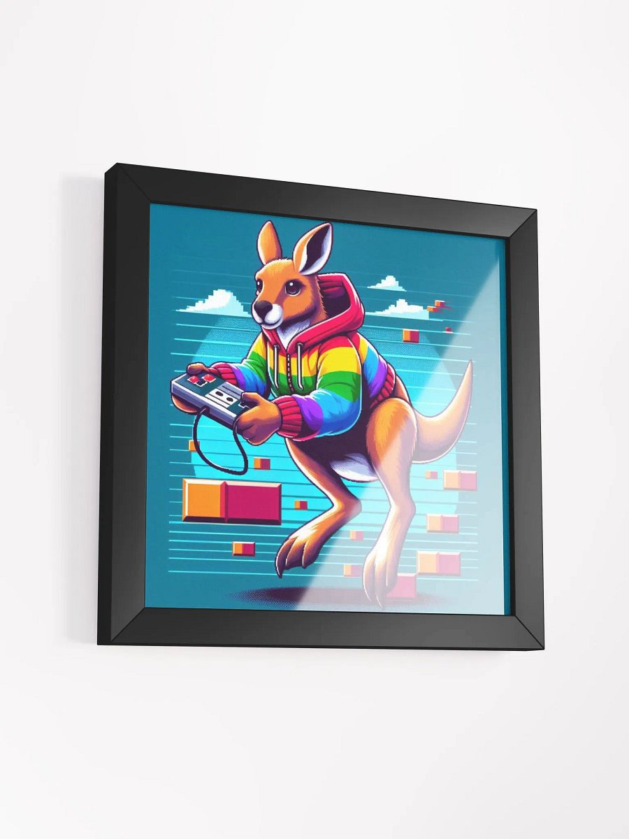 Retro Framed Kangaroo Logo product image (44)