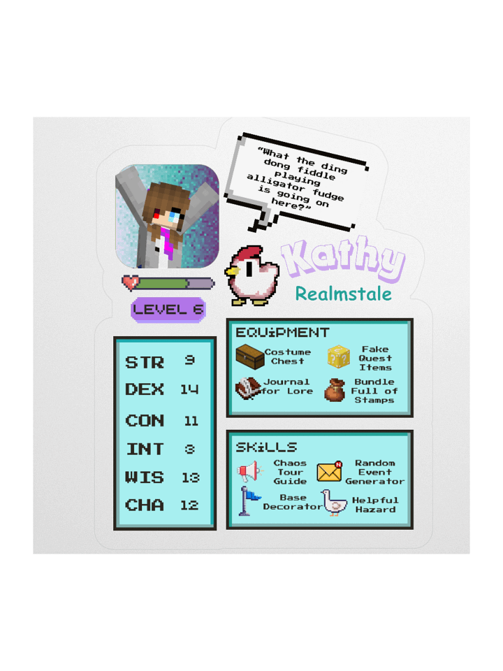 Kathy Profile Sticker product image (1)
