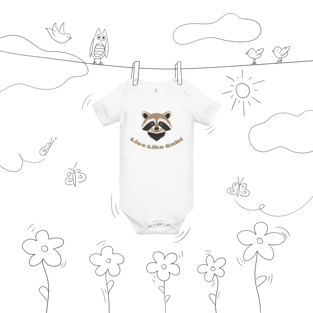 Happy Raccoon Baby Onesie product image (9)