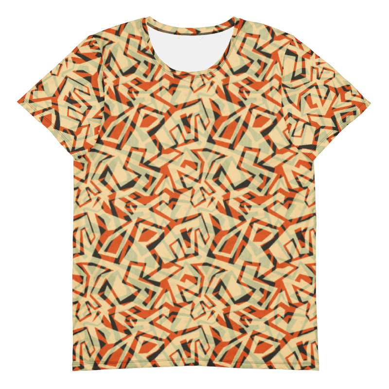 Orange Grunge | Men´s Athletic T-Shirt product image (6)