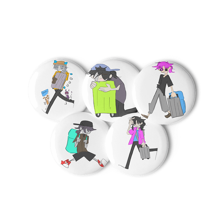 Moon Savers Vacation Pin buttons product image (3)