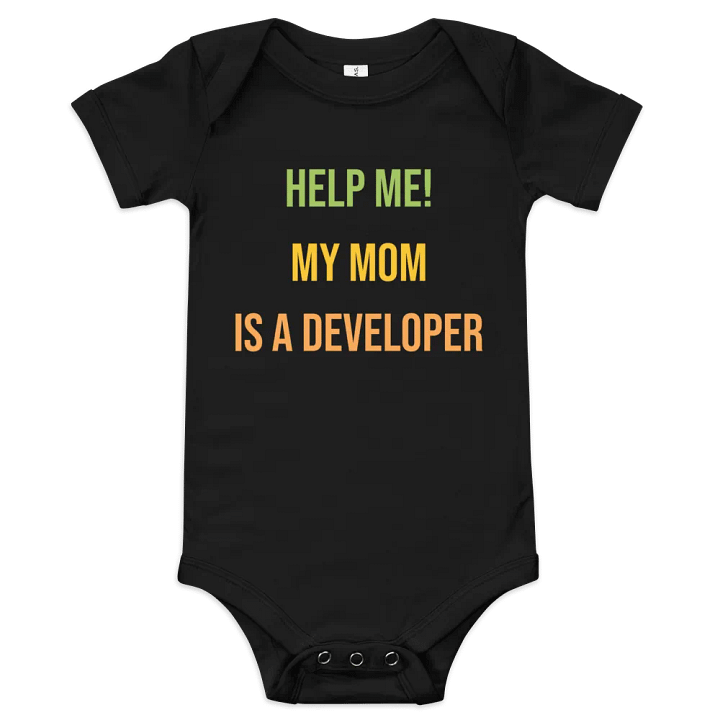 Mom's Poor Baby Short Sleeve One Piece product image (3)