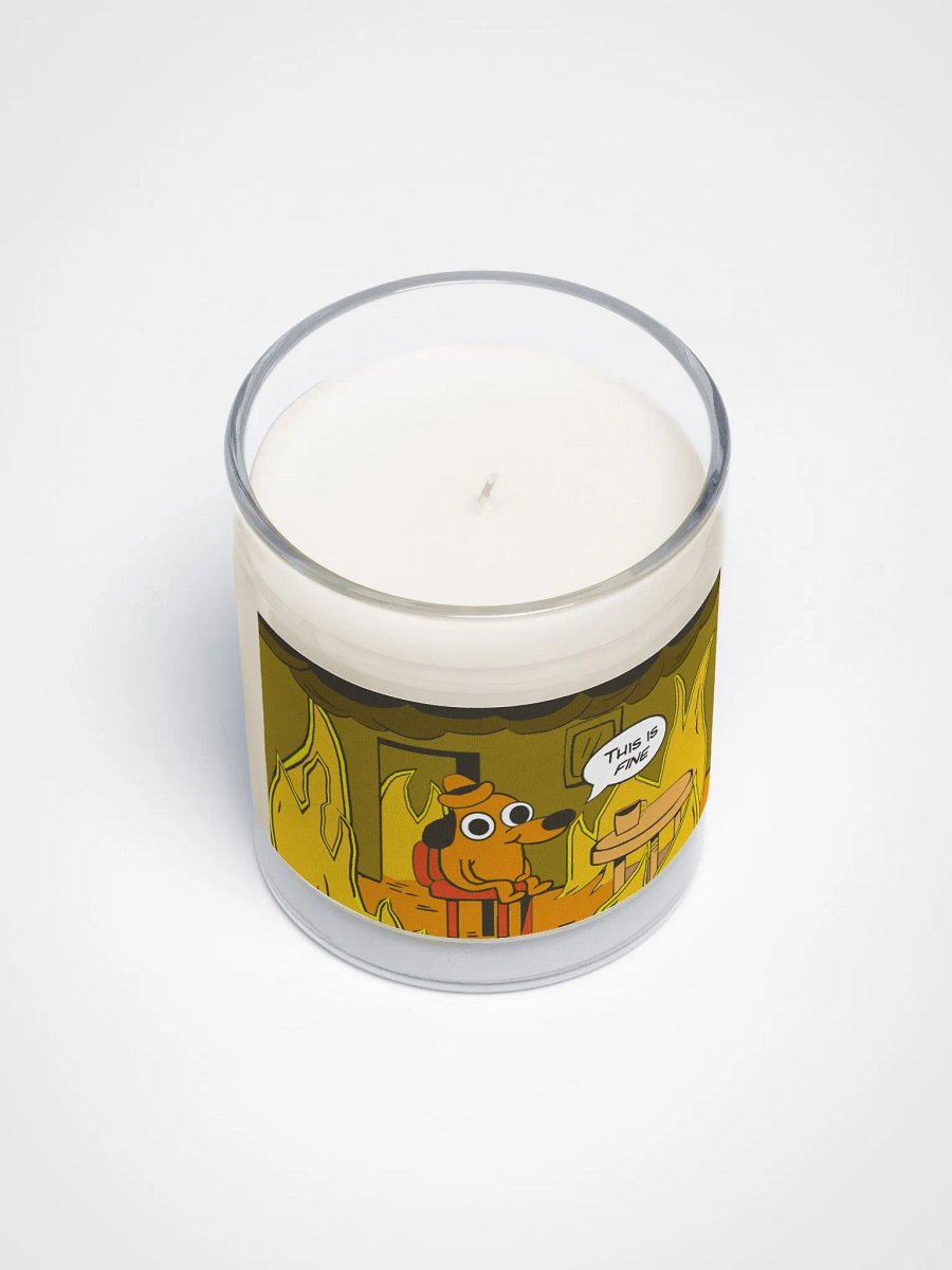 THIS IS FINE Candle product image (3)