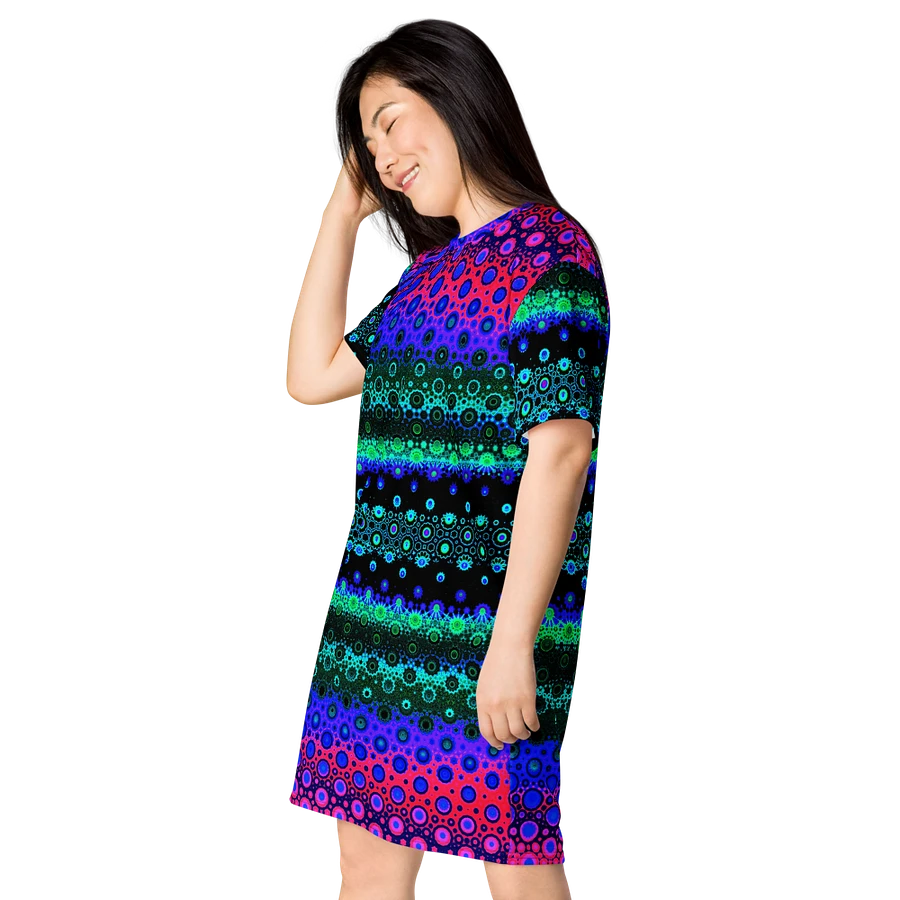 Abstract Multicoloured Pattern T Shirt Dress product image (6)