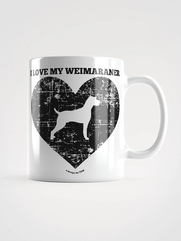 I Love My Weimaraner - White Glossy Mug product image (2)