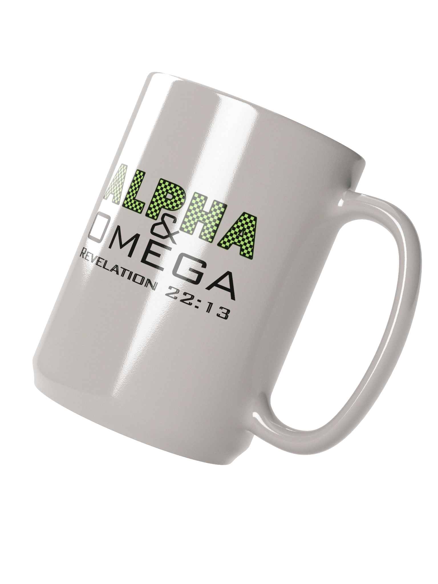 Alpha & Omega Christian Mug | Jesus Christ Faith Gift | Inspirational Coffee Cup for Believers product image (5)
