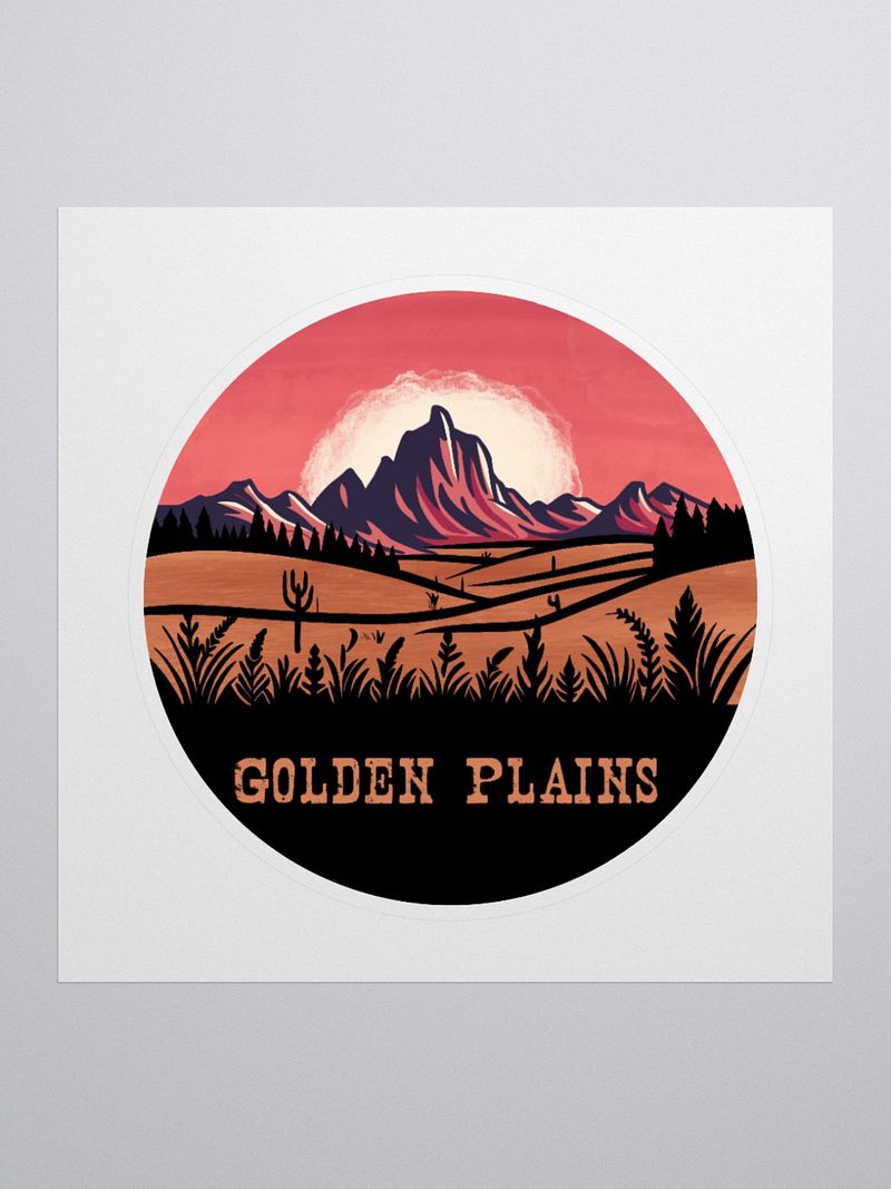Golden Plains Sticker