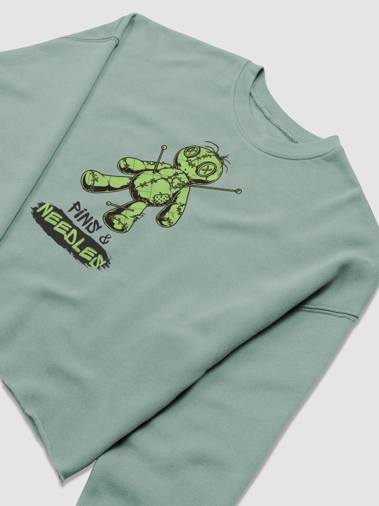 Pins & Needles Crop Long-Sleeve Top product image (10)