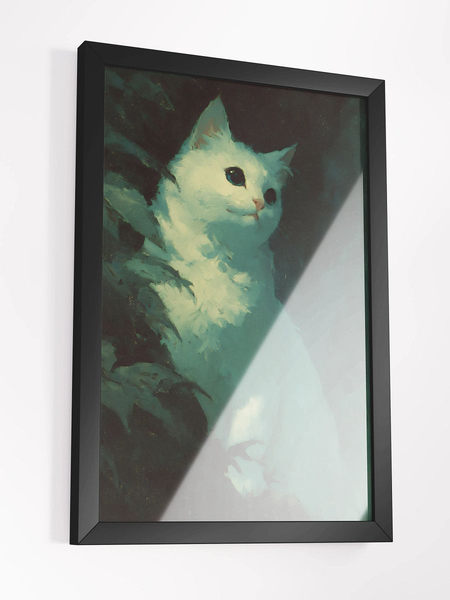 Fluffy Feline Serenity Matte Poster product image (3)
